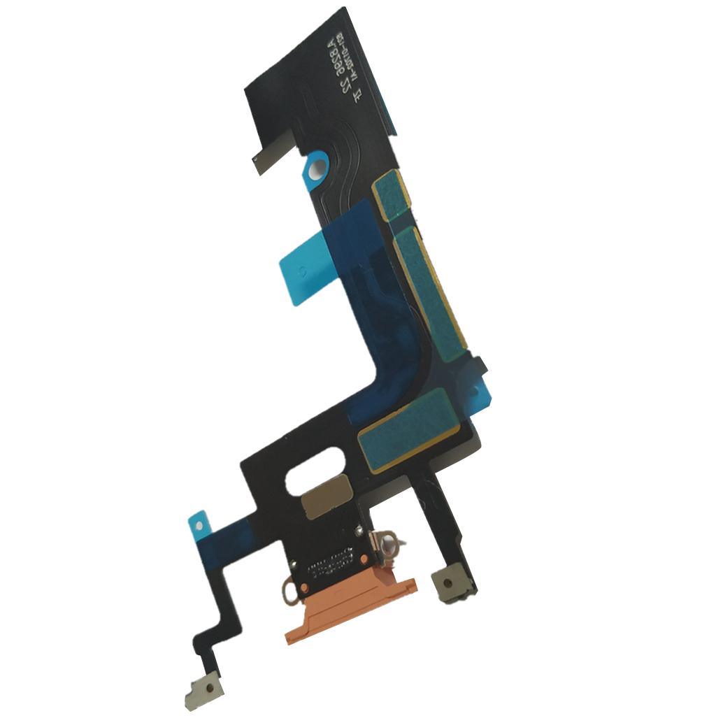 Maxbell USB Charging Charger Mic Port Dock Connector Flex Cable Repair for iPhone xr Orange - Aladdin Shoppers