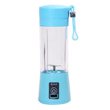 Maxbell USB Electric Fruit Juicer Handheld Juice Blender Juice Cup Bottle Blue 3S - Aladdin Shoppers