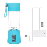 Maxbell USB Electric Fruit Juicer Handheld Juice Blender Juice Cup Bottle Blue 3S - Aladdin Shoppers
