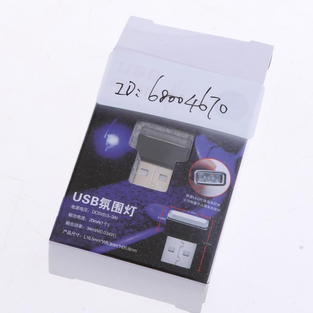 Maxbell USB LED Car Interior Atmosphere Light Illumination Decoration Light blue - Aladdin Shoppers