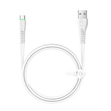 Maxbell USB Type-C Cable Fast Charging Data Transfer Charger Cord 1.8M（white）