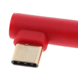 Maxbell USB Type C Male to 3.5mm Earphone Female Audio Adapter for Xiaomi Red - Aladdin Shoppers
