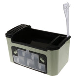 Maxbell Utensils Condiment Knife Storage Rack Seasoning Storage Box Holder Green - Aladdin Shoppers