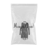 Maxbell V Neck 1920s Sequin Fringe Charleston Flapper Dance Dresses Costumes M silver black - Aladdin Shoppers