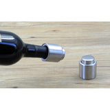 Maxbell Vacuum Sealed Red Wine Storage Bottle Stopper Plug Bottle Cap Silver - Aladdin Shoppers