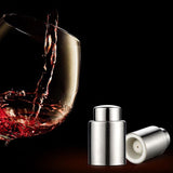 Maxbell Vacuum Sealed Red Wine Storage Bottle Stopper Plug Bottle Cap Silver - Aladdin Shoppers