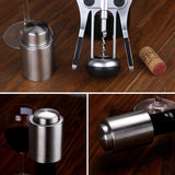 Maxbell Vacuum Sealed Red Wine Storage Bottle Stopper Plug Bottle Cap Silver - Aladdin Shoppers