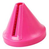 Maxbell Vegetable Cutter Funnel Manual Fruit Cucumber Carrot Chopper Slicer Rose Red - Aladdin Shoppers