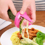 Maxbell Vegetable Cutter Funnel Manual Fruit Cucumber Carrot Chopper Slicer Rose Red - Aladdin Shoppers