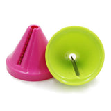Maxbell Vegetable Cutter Funnel Manual Fruit Cucumber Carrot Chopper Slicer Rose Red - Aladdin Shoppers