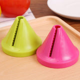 Maxbell Vegetable Cutter Funnel Manual Fruit Cucumber Carrot Chopper Slicer Rose Red - Aladdin Shoppers