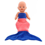 Maxbell Velvet Fabric Mermaid Dress Skirt for 18inch Dolls Clothes 2 - Aladdin Shoppers