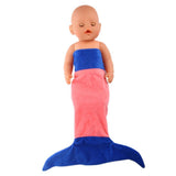 Maxbell Velvet Fabric Mermaid Dress Skirt for 18inch Dolls Clothes 2 - Aladdin Shoppers