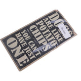 Maxbell Vintage Dogs are like Potato Chips Board Plaque Quote Wooden Board Hanging Plaque - Aladdin Shoppers