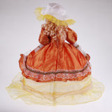 Maxbell Vintage Elegant Victorian Porcelain Doll Splicing Doll 18inch Yellow Dress - Aladdin Shoppers