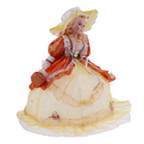 Maxbell Vintage Elegant Victorian Porcelain Doll Splicing Doll 18inch Yellow Dress - Aladdin Shoppers