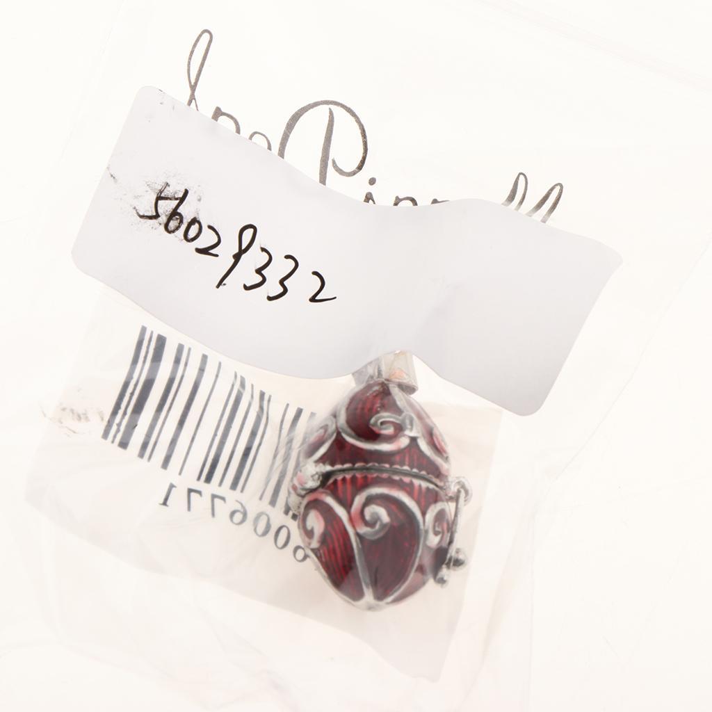 Maxbell Vintage Filigree Flower Wrapped Enamel Box Urn Pendant Cremation Jewelry - Aladdin Shoppers