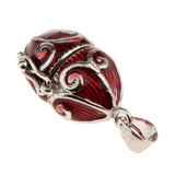 Maxbell Vintage Filigree Flower Wrapped Enamel Box Urn Pendant Cremation Jewelry - Aladdin Shoppers