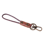 Maxbell Vintage Leather Lanyard Neck Wrist Strap ID Card Badge Phone Key Holder 15cm Finger strap - Aladdin Shoppers