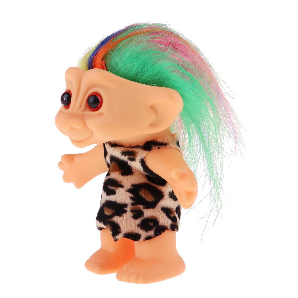 Maxbell Vintage Leopard Lucky Troll Doll Leprocauns Dollhouse Mini Figures Toy – Party Favors, Collections, Arts and Crafts - Aladdin Shoppers