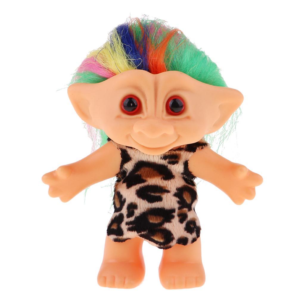 Maxbell Vintage Leopard Lucky Troll Doll Leprocauns Dollhouse Mini Figures Toy – Party Favors, Collections, Arts and Crafts - Aladdin Shoppers