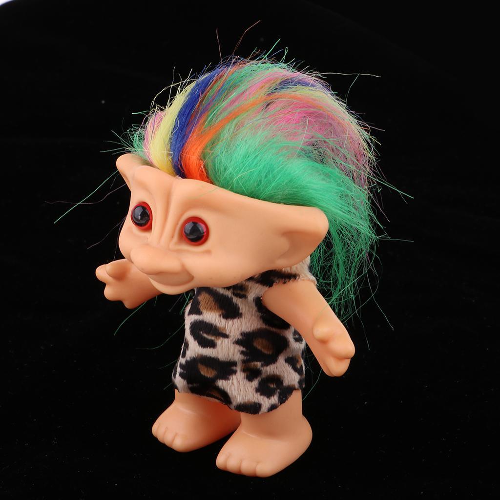 Maxbell Vintage Leopard Lucky Troll Doll Leprocauns Dollhouse Mini Figures Toy – Party Favors, Collections, Arts and Crafts - Aladdin Shoppers