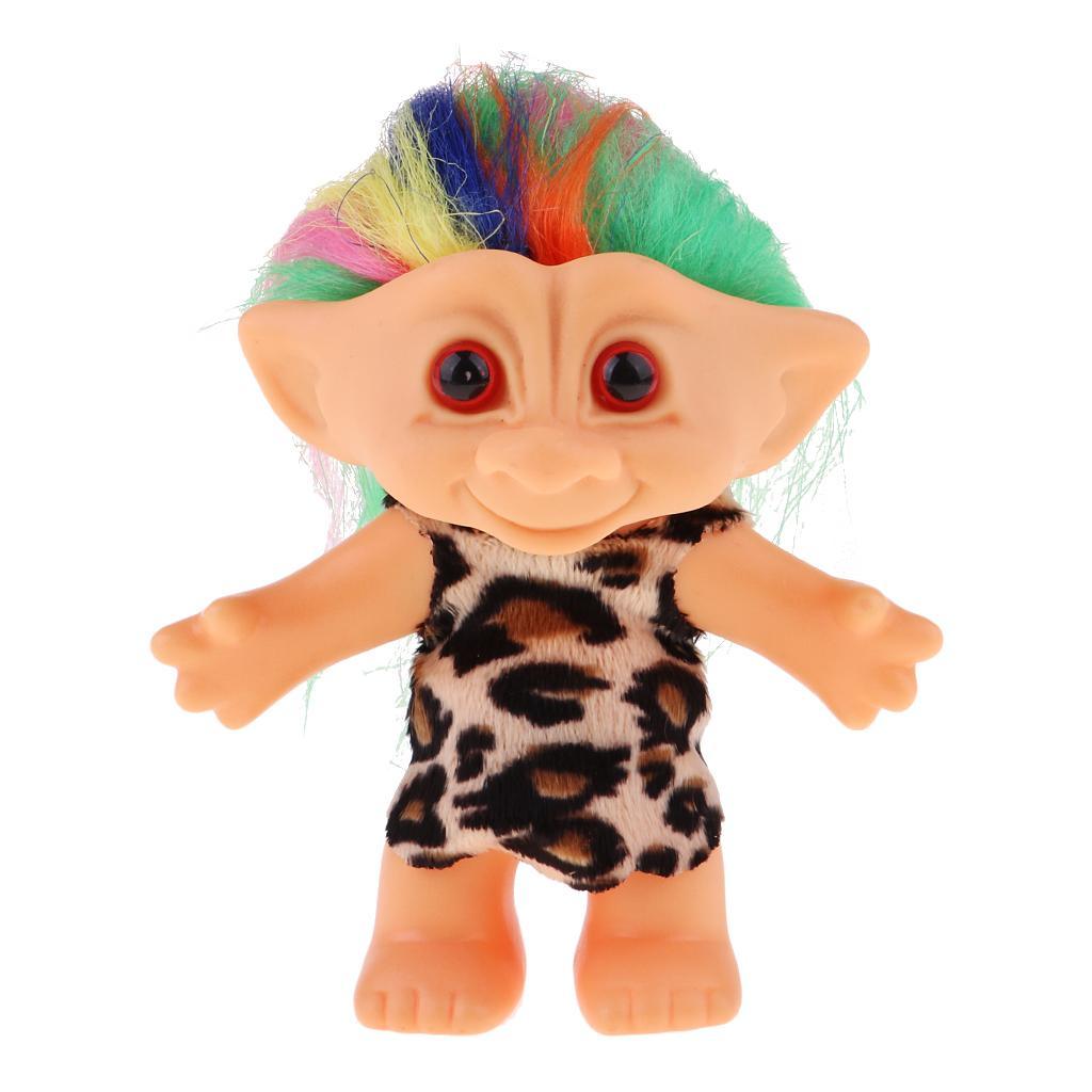 Maxbell Vintage Leopard Lucky Troll Doll Leprocauns Dollhouse Mini Figures Toy – Party Favors, Collections, Arts and Crafts - Aladdin Shoppers