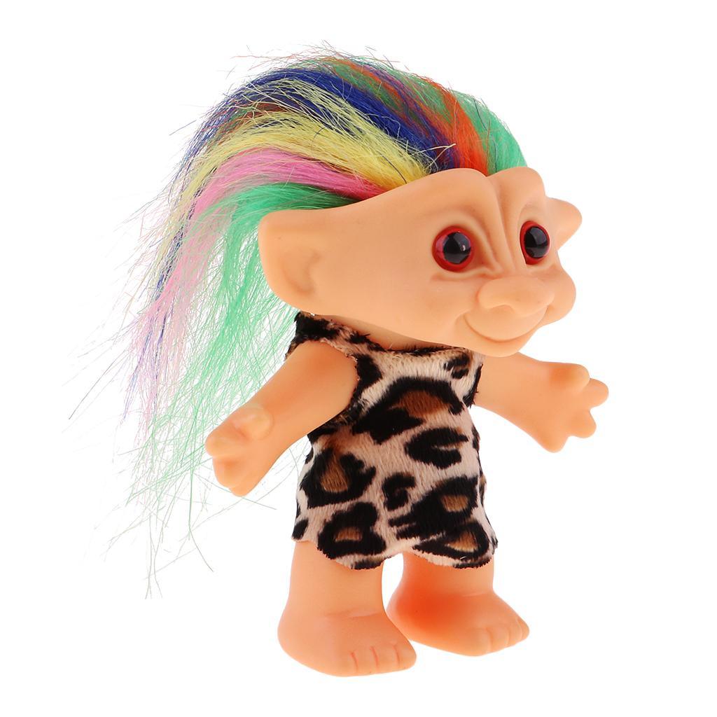 Maxbell Vintage Leopard Lucky Troll Doll Leprocauns Dollhouse Mini Figures Toy – Party Favors, Collections, Arts and Crafts - Aladdin Shoppers