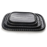 Maxbell Vintage Rattan Cake Basket Wicker Storage Box Hand Knitting Boxes Black - Aladdin Shoppers