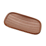 Maxbell Vintage Rattan Cake Basket Wicker Storage Box Hand Knitting Boxes Brown - Aladdin Shoppers