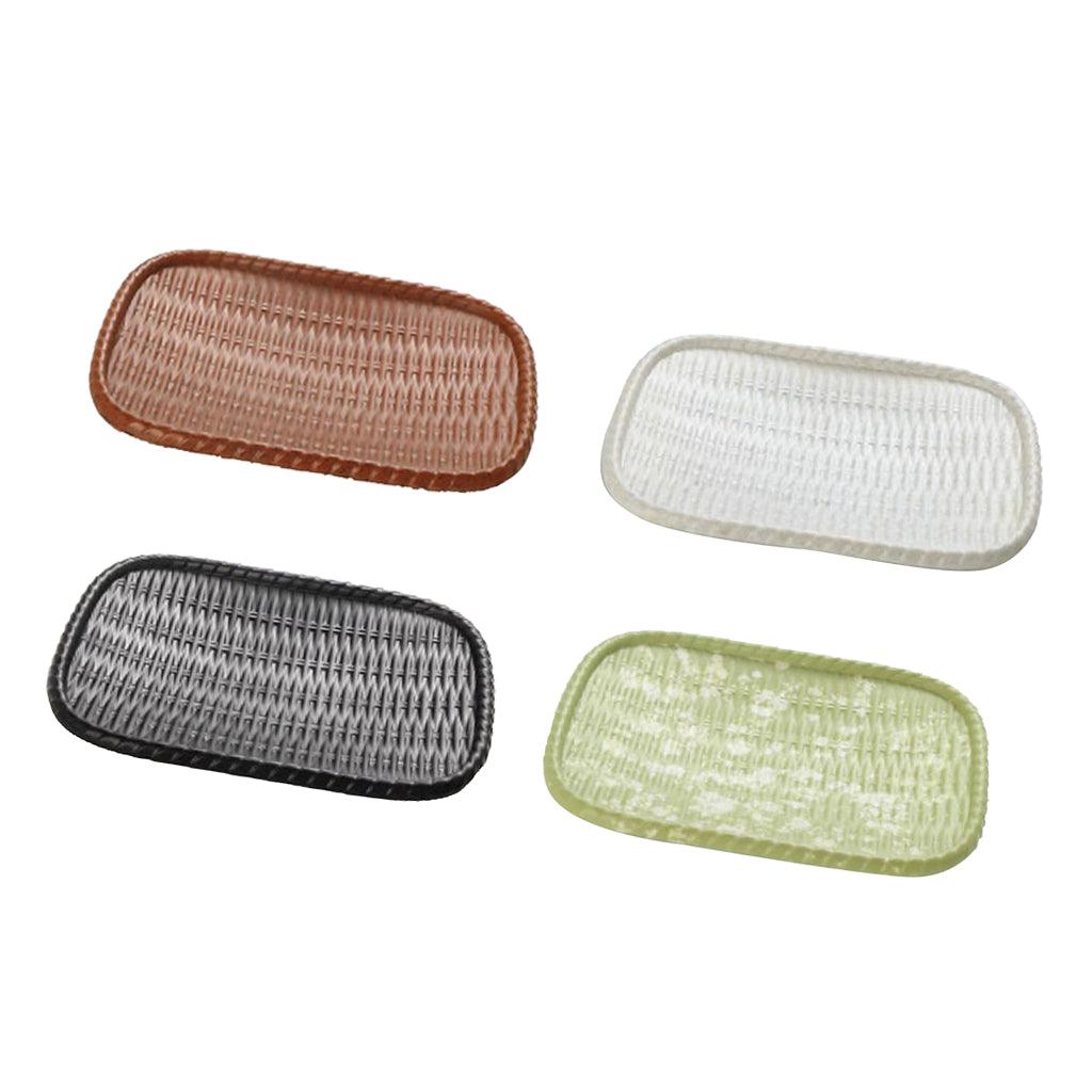 Maxbell Vintage Rattan Cake Basket Wicker Storage Box Hand Knitting Boxes Brown - Aladdin Shoppers
