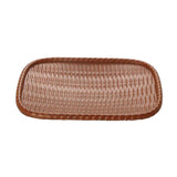 Maxbell Vintage Rattan Cake Basket Wicker Storage Box Hand Knitting Boxes Brown - Aladdin Shoppers