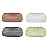 Maxbell Vintage Rattan Cake Basket Wicker Storage Box Hand Knitting Boxes Brown - Aladdin Shoppers