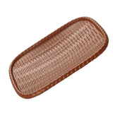 Maxbell Vintage Rattan Cake Basket Wicker Storage Box Hand Knitting Boxes Brown - Aladdin Shoppers