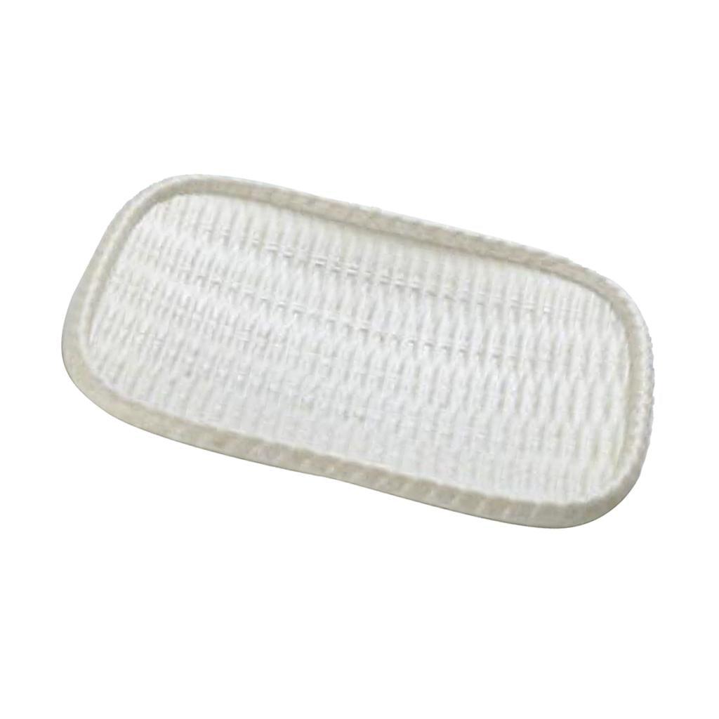Maxbell Vintage Rattan Cake Basket Wicker Storage Box Hand Knitting Boxes White - Aladdin Shoppers