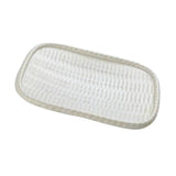Maxbell Vintage Rattan Cake Basket Wicker Storage Box Hand Knitting Boxes White - Aladdin Shoppers