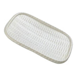 Maxbell Vintage Rattan Cake Basket Wicker Storage Box Hand Knitting Boxes White - Aladdin Shoppers
