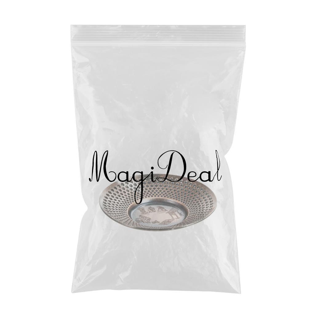 Maxbell Vintage Style Tea Cup Coaster For Drinks Coffee Tea Cups Gifts Red Bronze - Aladdin Shoppers