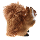 Maxbell Vivid Simulation Plush Animal Model Figures Home Decoration Kids Toy Birthday Gift - Brown Squirrel - Aladdin Shoppers