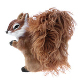 Maxbell Vivid Simulation Plush Animal Model Figures Home Decoration Kids Toy Birthday Gift - Brown Squirrel - Aladdin Shoppers