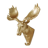 Maxbell Wall Mounted Resin Animal Hooks Coat Hat Hanger Holder Gold Elk - Aladdin Shoppers