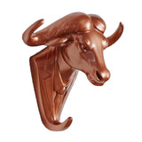 Maxbell Wall Mounted Resin Animal Hooks Coat Hat Hanger Holder Rose Gold Cow