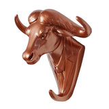 Maxbell Wall Mounted Resin Animal Hooks Coat Hat Hanger Holder Rose Gold Cow - Aladdin Shoppers