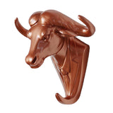 Maxbell Wall Mounted Resin Animal Hooks Coat Hat Hanger Holder Rose Gold Cow - Aladdin Shoppers