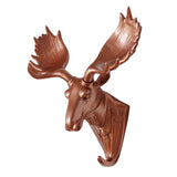 Maxbell Wall Mounted Resin Animal Hooks Coat Hat Hanger Holder Rose Gold Elk - Aladdin Shoppers