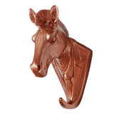 Maxbell Wall Mounted Resin Animal Hooks Coat Hat Hanger Holder Rose Gold Zebra - Aladdin Shoppers