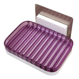 Maxbell Wall Mounted Soap Holder Dish Soap Box Tray Self Adhesive Soap Case Purple - Aladdin Shoppers