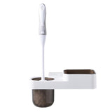 Maxbell Wall Mounted Toilet WC Washroom Brush Set with Holder Cleaning Tool Black - Aladdin Shoppers