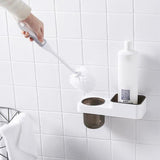Maxbell Wall Mounted Toilet WC Washroom Brush Set with Holder Cleaning Tool Black - Aladdin Shoppers