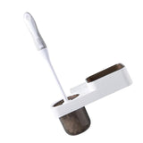 Maxbell Wall Mounted Toilet WC Washroom Brush Set with Holder Cleaning Tool Black - Aladdin Shoppers